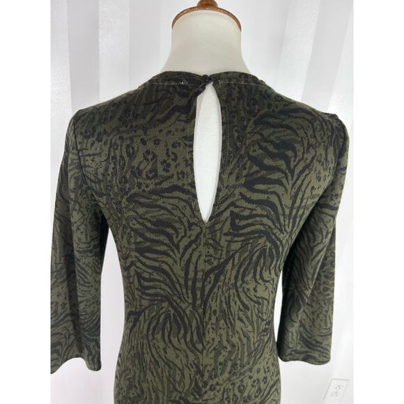 ZARA Women’s Green/Black One Piece Ankle Pants Jumpsuit Sz M - Picture 7 of 9